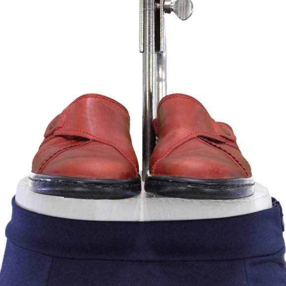 Clarks Red Leather Mules (6.5M) - Picture 2 of 3